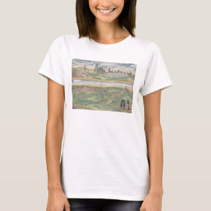 Karte von Prag, von "Civitates Orbis Terrarum" T-Shirt