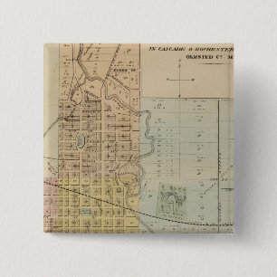 Karte von Rochester, Minnesota Button