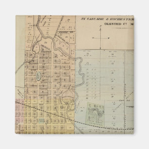 Karte von Rochester, Minnesota Magnet