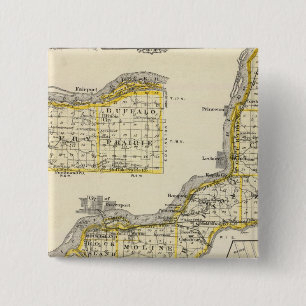 Karte von Rock Island Landkreis und Dixon Button