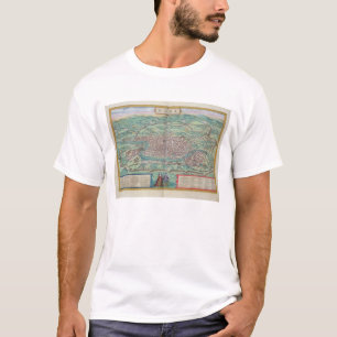 Karte von Rom, von "Civitates Orbis Terrarum" T-Shirt