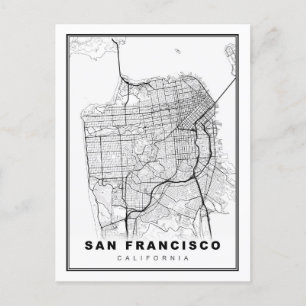Karte von San Francisco