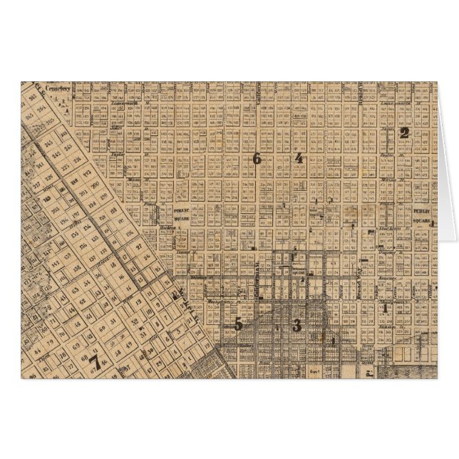 Karte von San Francisco (Vorderseite (Horizontal))