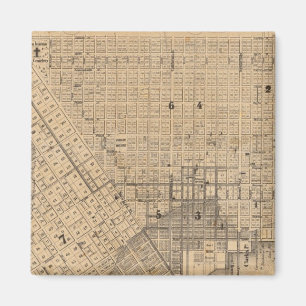 Karte von San Francisco Magnet