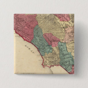 Karte von Sonoma Landkreis Kalifornien Button