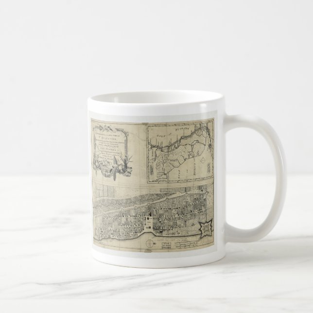 Karte von St Augustine Florida (1764) Tasse (Rechts)
