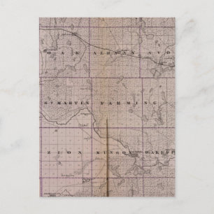 Karte von Stearns Landkreis, Minnesota