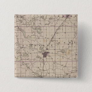 Karte von Steuben Landkreis Indiana Button