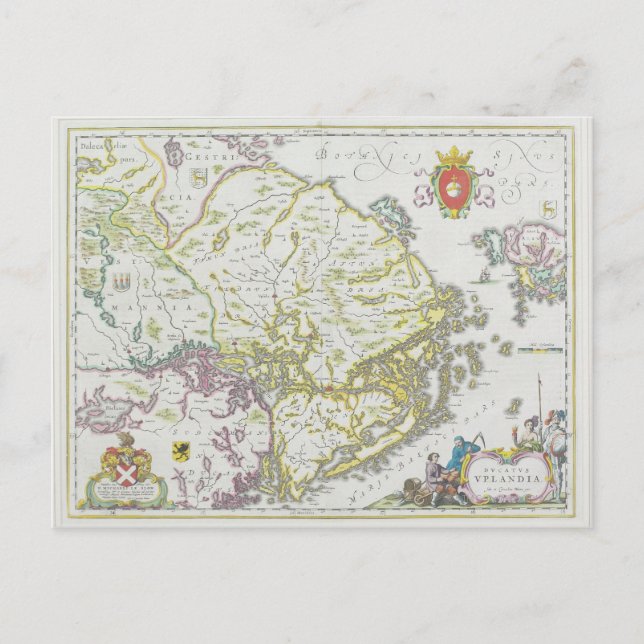 Karte von Stockholm, Schweden (Vorderseite)