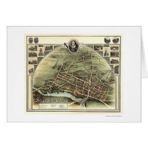 Karte von Stratford auf Avon, England durch Brown