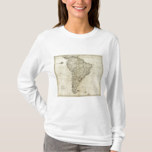 Karte von Südamerika T-Shirt