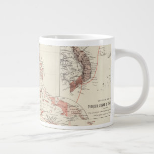 Karte von Südostasien und Nordaustralien Jumbo-Tasse