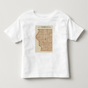 Karte von Sullivan County Kleinkind T-shirt