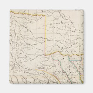 Karte von Texas Magnet