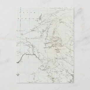 Karte von Texas und Teil von New Mexico