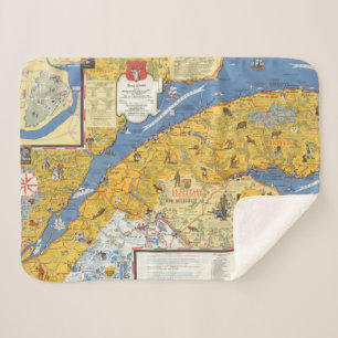 Karte von Vacanes, Quebec, Gaspesie (Kanada) Sherpadecke