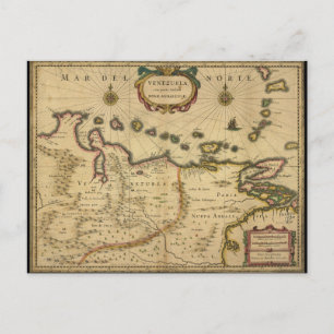 Karte von Venezuela von Hendrik Hondius (1630)
