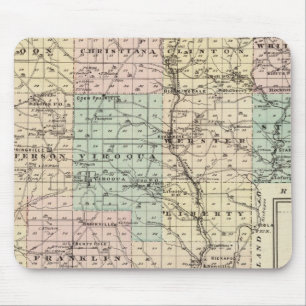 Karte von Vernon Landkreis, Arcadia und Viroqua Mousepad