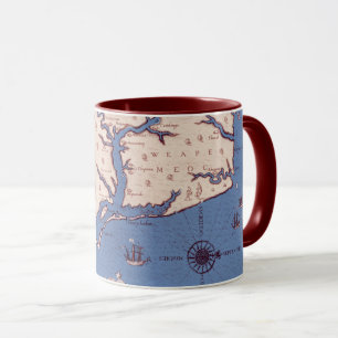 Karte von Virginia Tasse