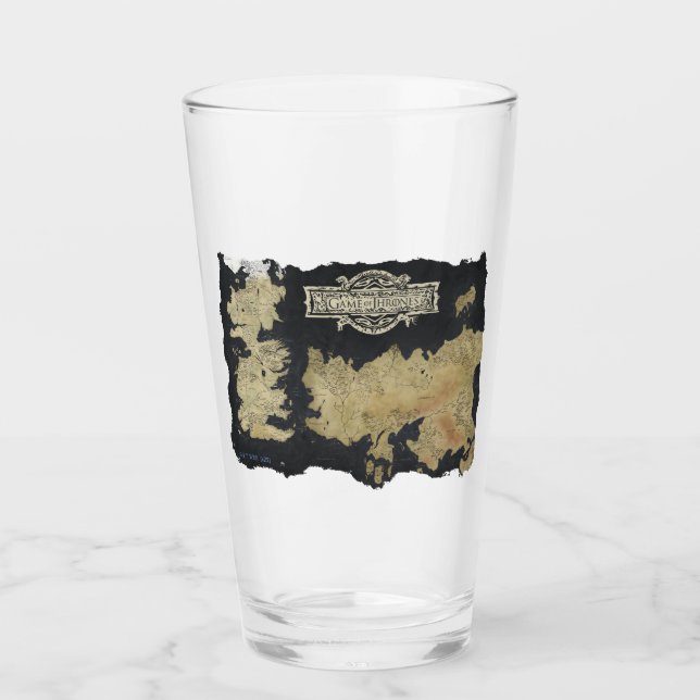 Karte von Westeros Glas (Vorderseite)