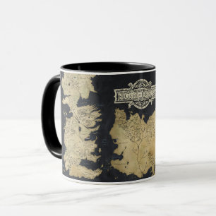 Karte von Westeros Tasse
