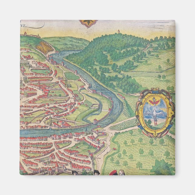 Karte von Wien Magnet (Vorne)