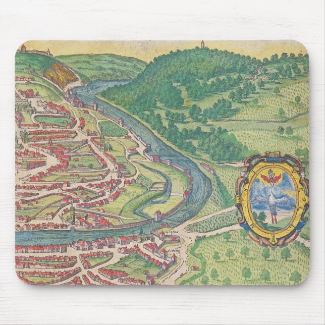 Karte von Wien Mousepad (Vorne)