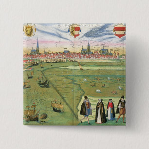 Karte von Wilnis, von "Civitates Orbis Terrarum" Button