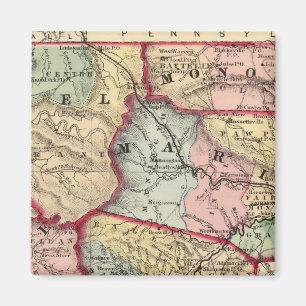 Karte von Winfield, West Virginia Magnet