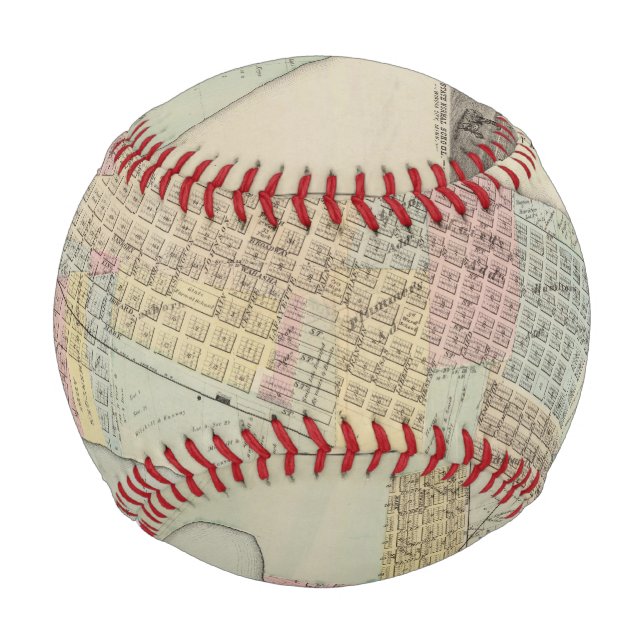Karte von Winona, Minnesota Baseball (Vorderseite)