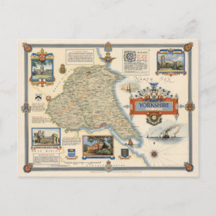 Karte von Yorkshire: East Riding