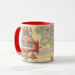 Karte von Yorkshire: Westreiten Tasse