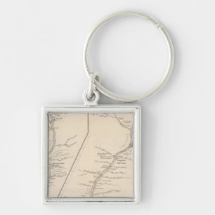 Karte, während der Uruguay Top 2 Schlüsselanhänger