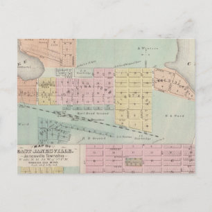 Karte Waseca, Minnesota