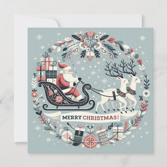 Karte, Weihnachtseinladung Einladung (Vorderseite)