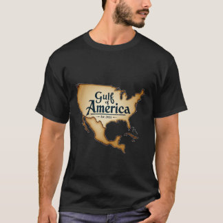 Karte zeigt den Golf von Amerika T-Shirt