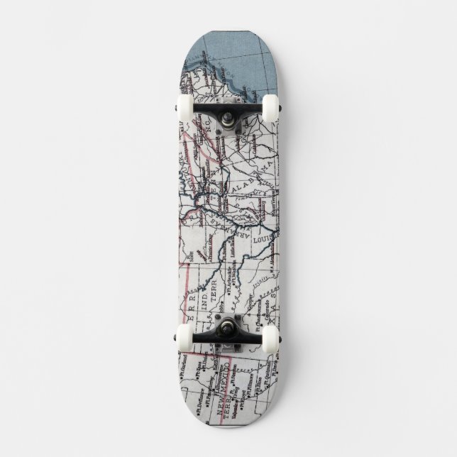 KARTE: ZIVILER Krieg, 1861 Skateboard (Vorderseite)