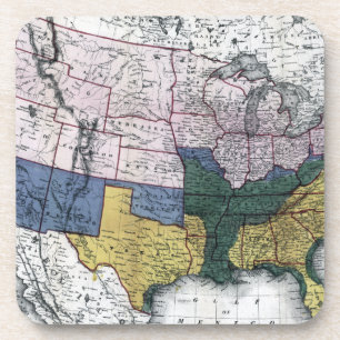 KARTE: ZIVILER KRIEG, 1864 UNTERSETZER