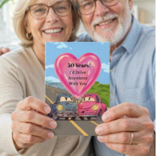 Karte zum 50. Hochzeitstag