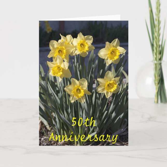 Karte zum 50. Jubiläum (Vorderseite)