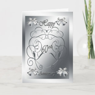 Karte zum 60. Hochzeitstag