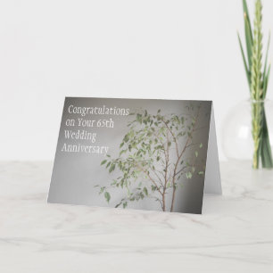 Karte zum 65. Hochzeitstag