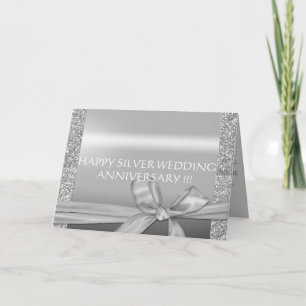 KARTE ZUM SILBERNEN HOCHZEITSTAG