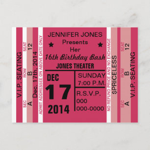 Karte zur Spaß-Einladungs-Postkarte