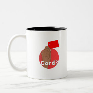 Karte Zweifarbige Tasse