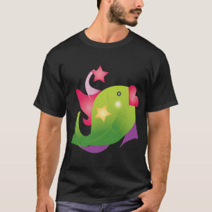 Karteik Fisch mit großen Lippen T-Shirt