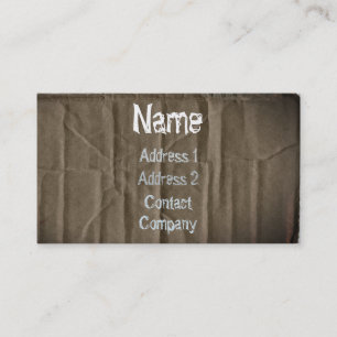 Karteikarte Visitenkarte