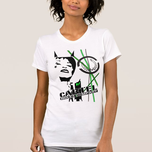Kartell-Rollen-Modell T-Shirt (Vorderseite)