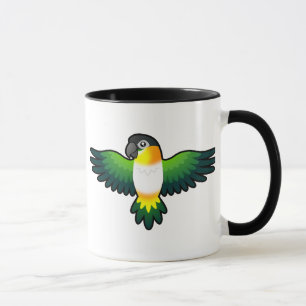 Karten-Caique / Unzertrennlicher / Pionus / Papage Tasse