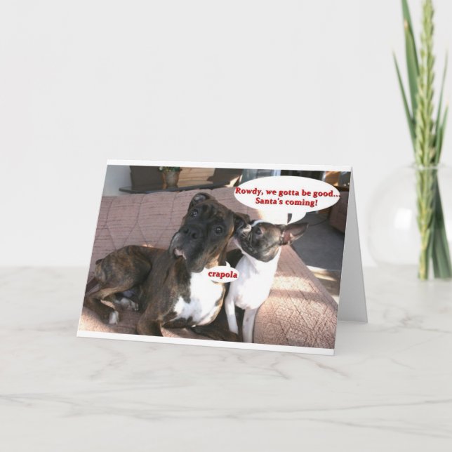 Karten: Crapola Feiertagskarte (Vorderseite)